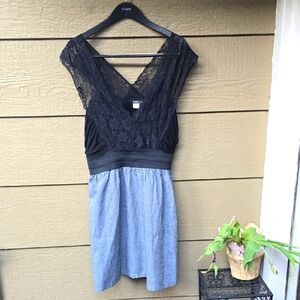 ING Stretch Lace top Cotton Mixed-media Dress 3x